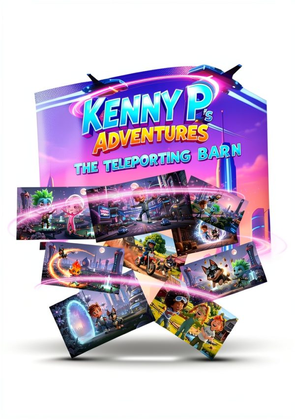 Kenny P Adventures Childrens Graphic Novel Book Series-0