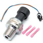 OSKYUO 250 PSI Pressure Sensor Transducer Stainless Steel-0
