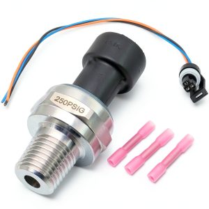 OSKYUO 250 PSI Pressure Sensor Transducer Stainless Steel-0