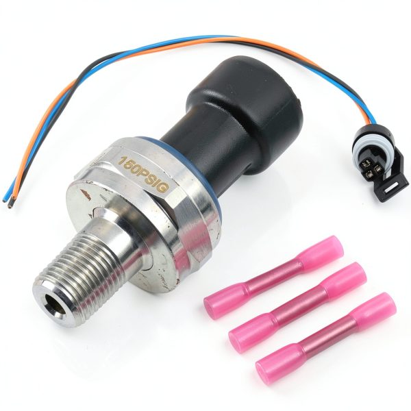 OSKYUO 150 PSI Pressure Sensor Transducer Stainless Steel-0