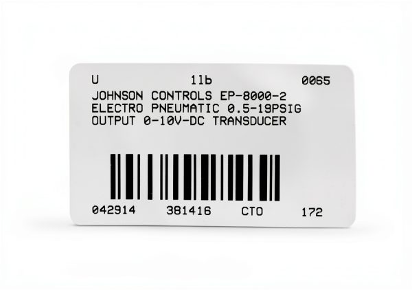 JOHNSON CONTROLS Pressure Transmitter 0-10V-DC-3