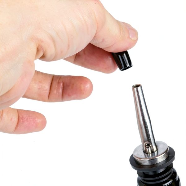 Pourer Dust Covers 100pcs Black Rubber Caps by LEGERM-3