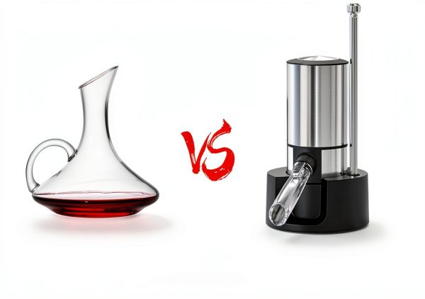 Wine Aerator Rocyis Pourer with Adjustable Tube, Base – Black 750ml-2