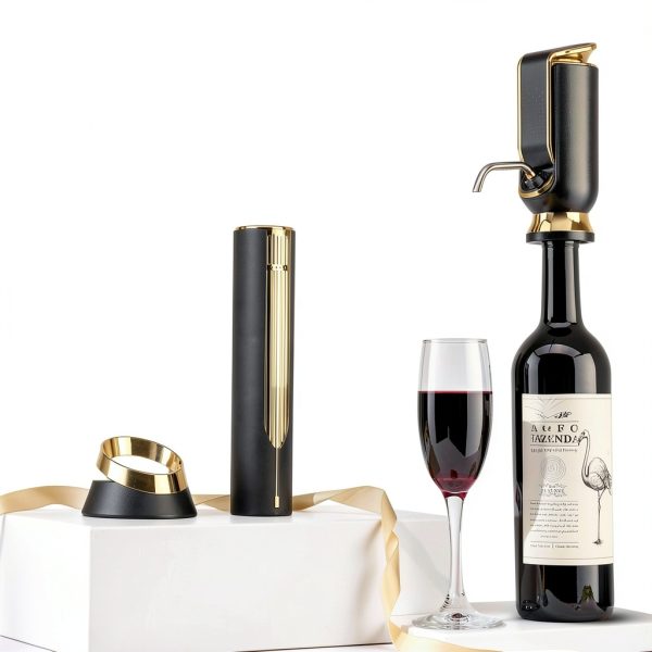 Luxury Wine Gift Set Newise Electric Opener and Decanter-1