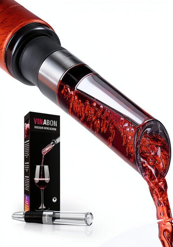 Wine Aerator VINABON 2026 Pourer with Crystal Acrylic Design-0