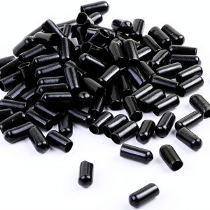 Pourer Dust Covers 100pcs Black Rubber Caps by LEGERM-0